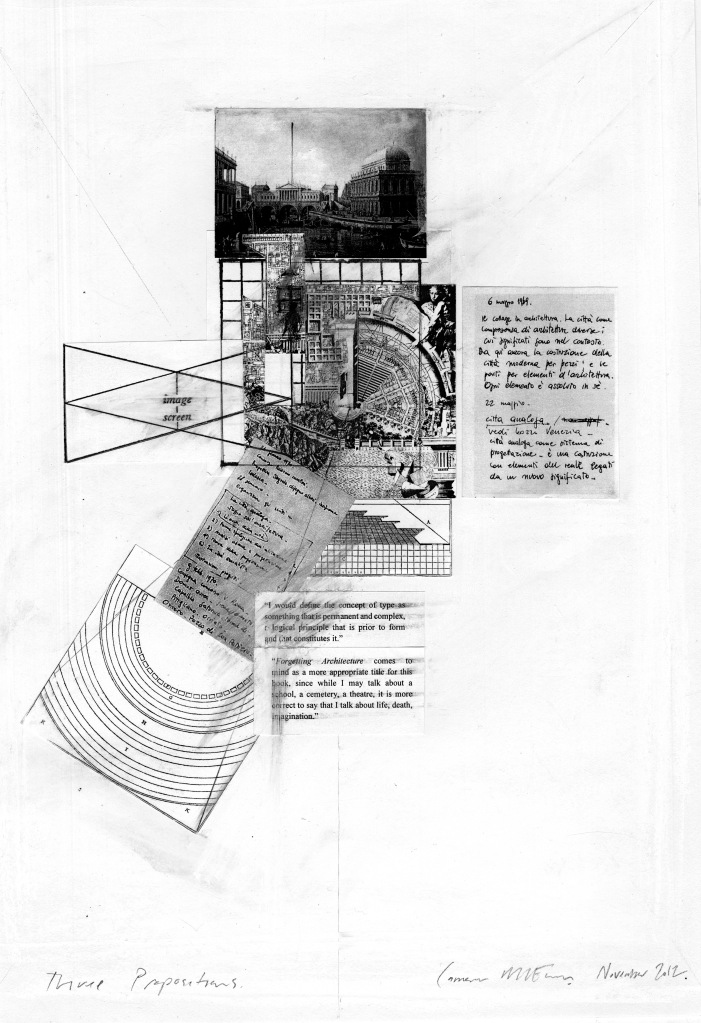 McEwan C (2012) Three Propositions [Collage]